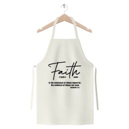 Faith The Substance Of Things Hoped For, Black Graphic Text Premium Jersey Apron