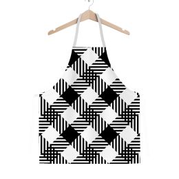 Black And White Plaid Style Classic Adult Apron