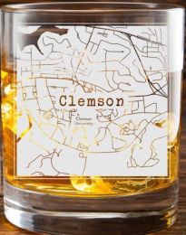 Clemson College Town Glasses (Set of 2)